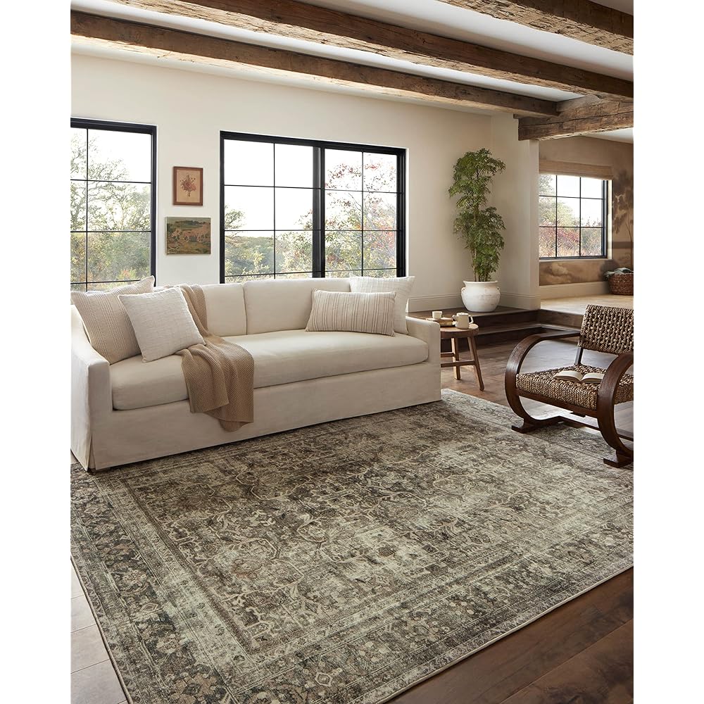 Loloi Magnolia Home by Joanna Gaines Sinclair Collection SIN-01 Pebble/Taupe 8'-6