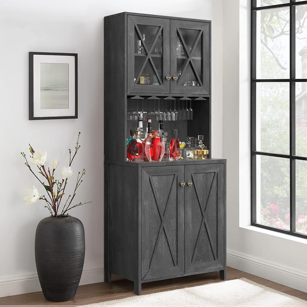 YITAHOME Farmhouse Bar Cabinet, 67
