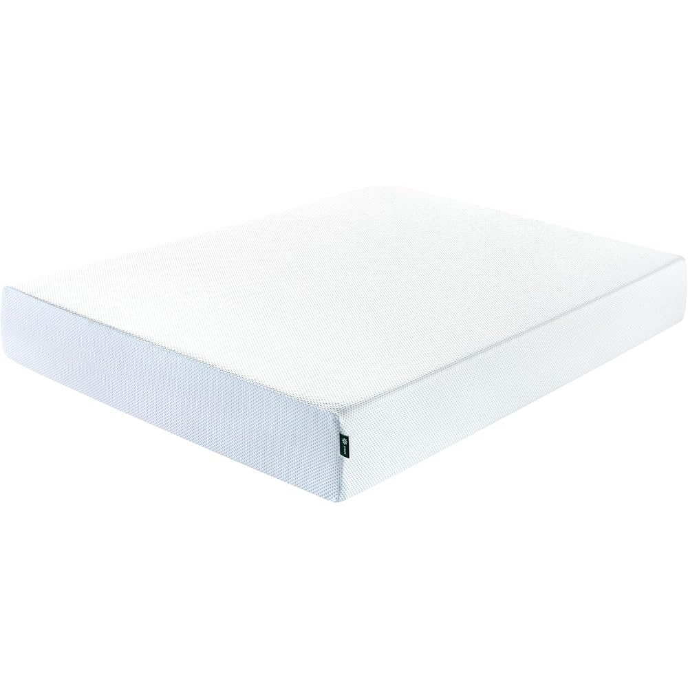 ZINUS 10 Inch Green Tea Cooling Memory Foam Mattress [New Version], Queen, Fiberglass Free, Medium Firmness, Cooling Gel Foam, Certified Safe Foams & Fabric, Mattress in A Box : Home & Kitchen