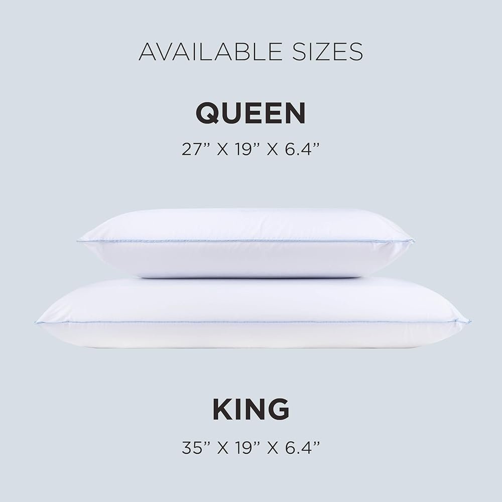 Tempur-Pedic TEMPUR-Cloud Dual Cooling Pillow, Queen, White : Home & Kitchen