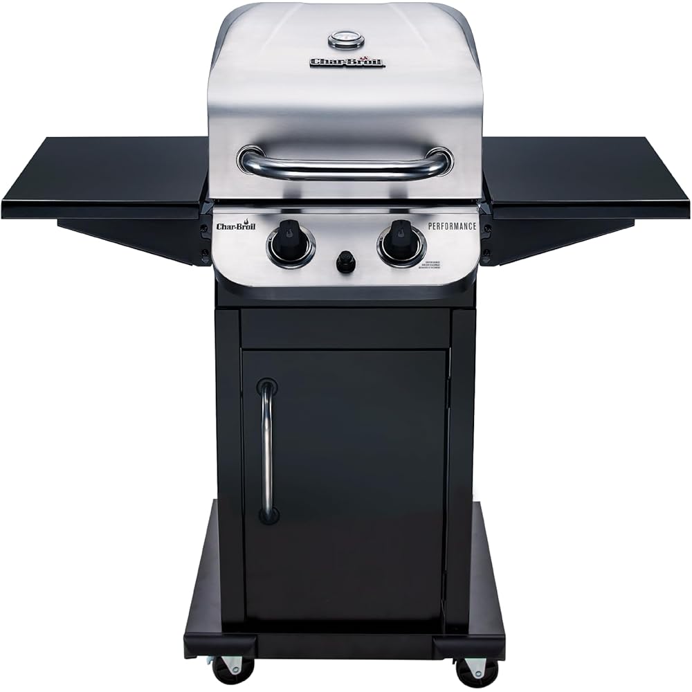 : Char-Broil Performance Series Convective 2-Burner Cabinet Propane Gas Stainless Steel Grill - 463673519P1 : Industrial & Scientific
