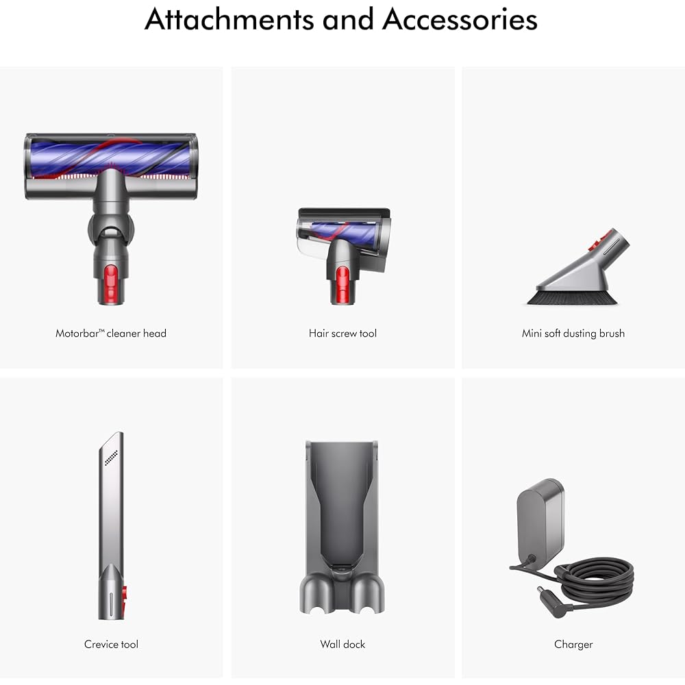Dyson V8 Plus Cordless Vacuum, Silver/Nickel : Home & Kitchen