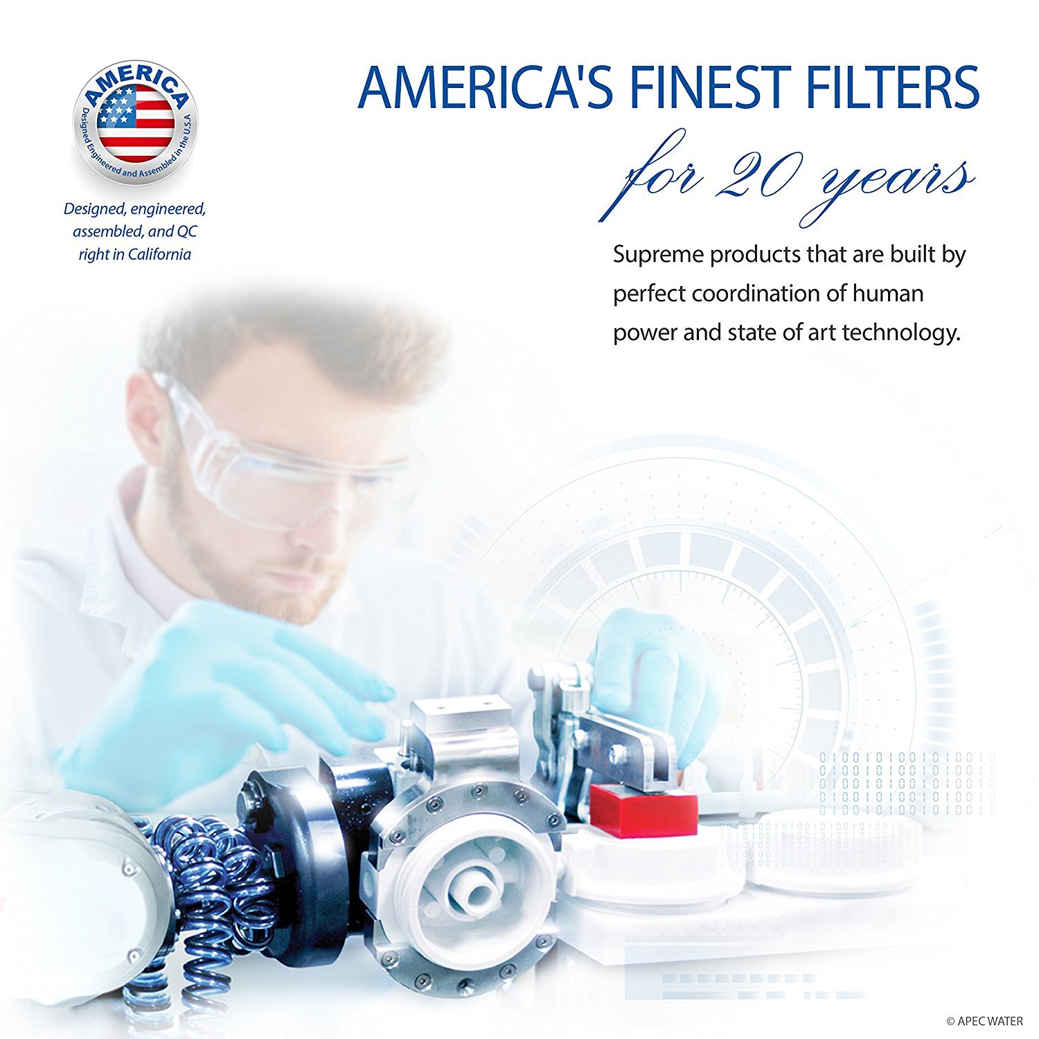 APEC Water Systems Ultimate RO-Hi Top Tier Supreme Certified High Output Fast Flow Ultra Safe Reverse Osmosis Drinking Water Filter System : Industrial & Scientific