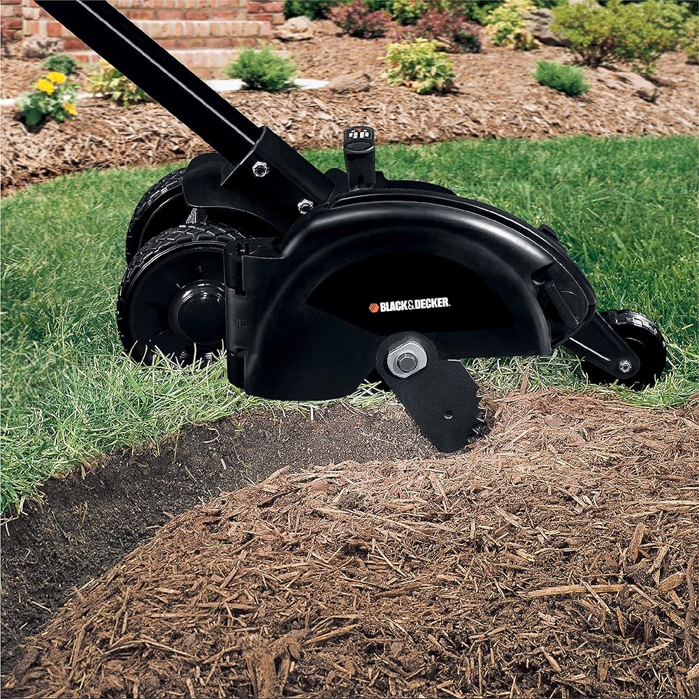: BLACK+DECKER 12 Amp 2-in-1 Landscape Edger and Trencher, (LE760FF) : Patio, Lawn & Garden