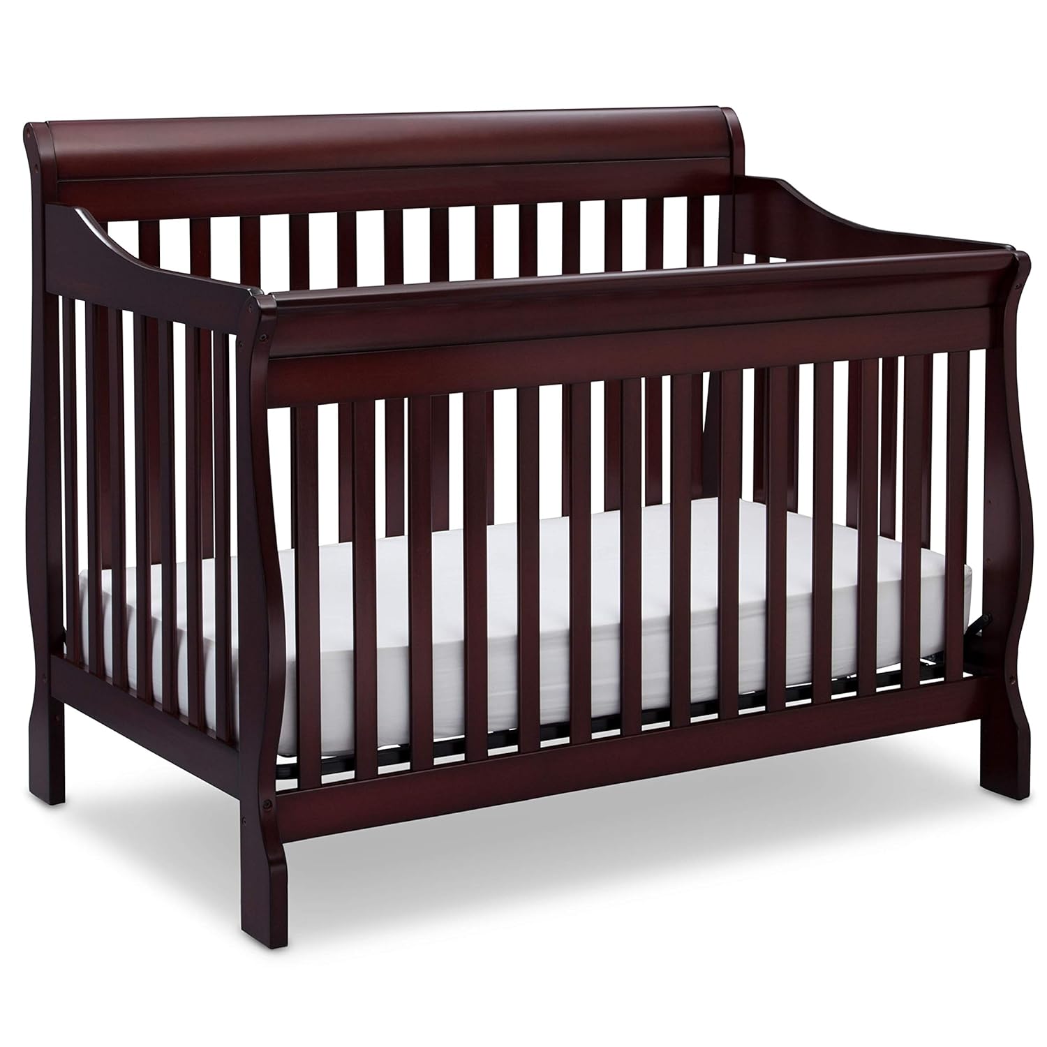 : Delta Children Canton 4-in-1 Convertible Crib - Easy to Assemble, Espresso Cherry : Baby