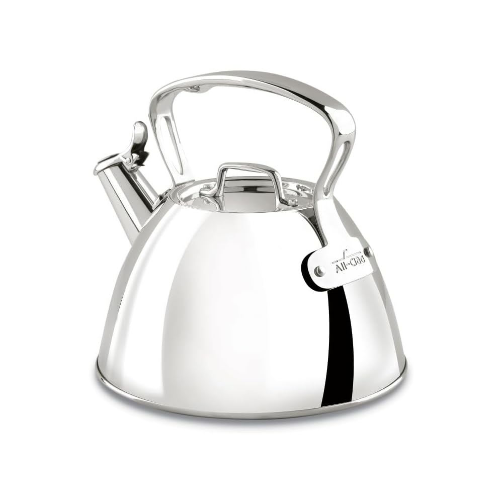 All-Clad Specialty Stainless Steel Tea Kettle 2 Quart Induction Pots and Pans, Cookware Silver: Home & Kitchen