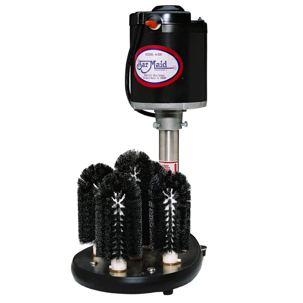Bar Maid Upright Electric Glass Washer with 5 Brushes : Industrial & Scientific
