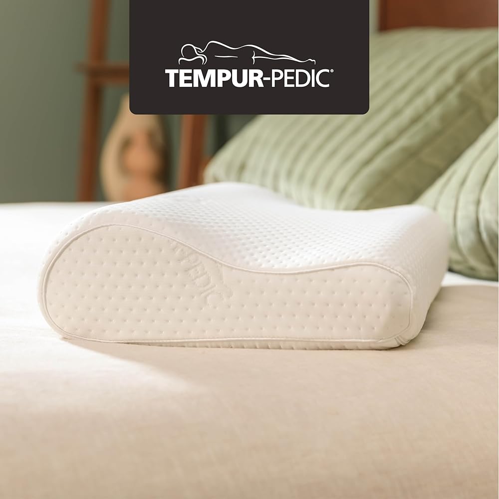 Tempur-Pedic TEMPUR-Ergo Neck Pillow, Medium Profile, White : Home & Kitchen