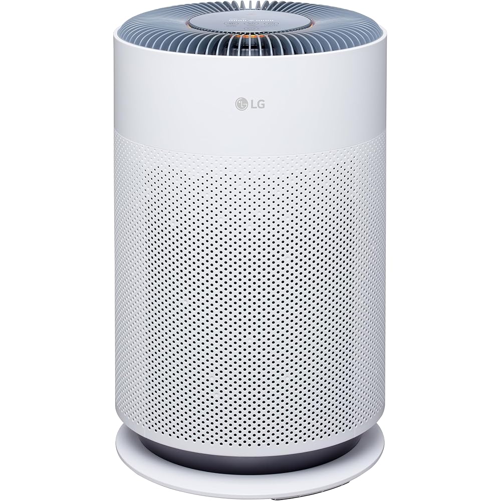 LG PuriCare 360 Air Purifiers for Home, Large and Small Room, Bedroom, Up to 2,059 ft² in 1 Hr with NanoFiber True HEPA Filter, 360 Degrees of Filtration, WiFi, Air Quality Monitor, Low Noise : Home & Kitchen