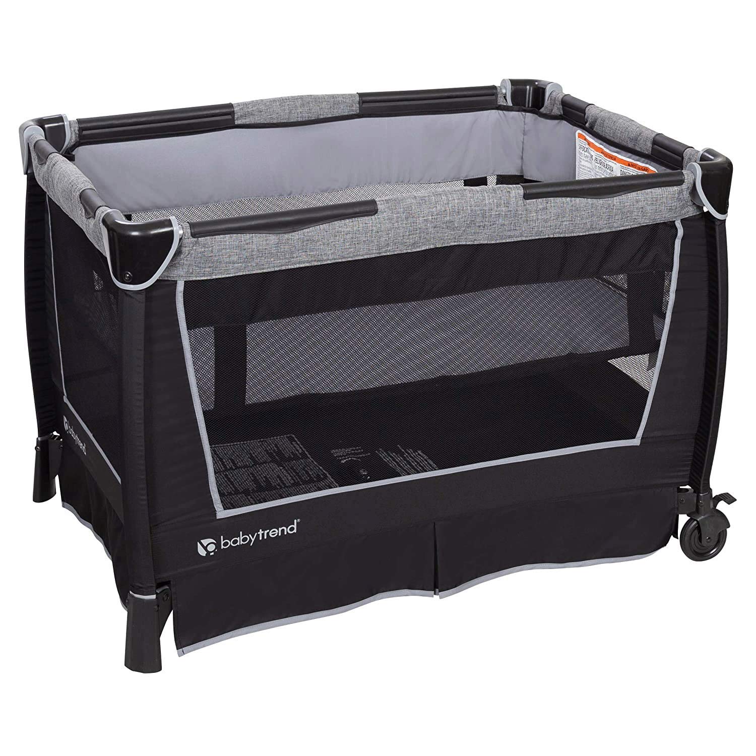 : Baby Trend Retreat Nursery Center with Two Removable Rock A Bye Bassinets, Changing Table, Organizer, and Music Center with Nightlight, Quarry : Baby