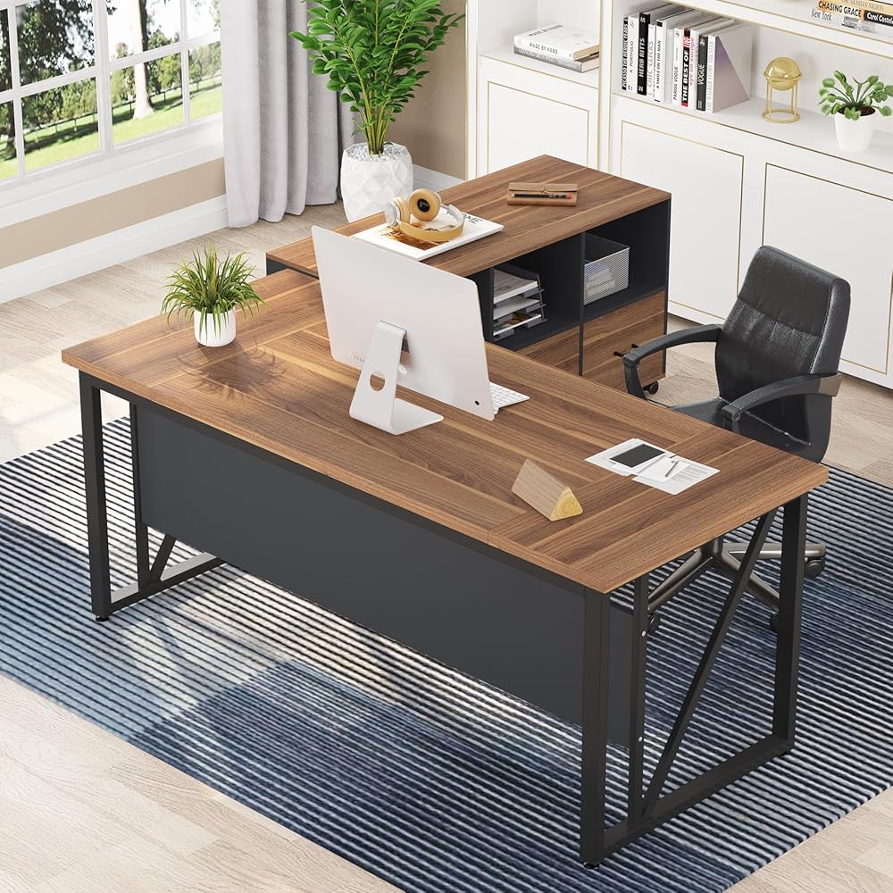 Tribesigns 63 inches Executive Desk and 47