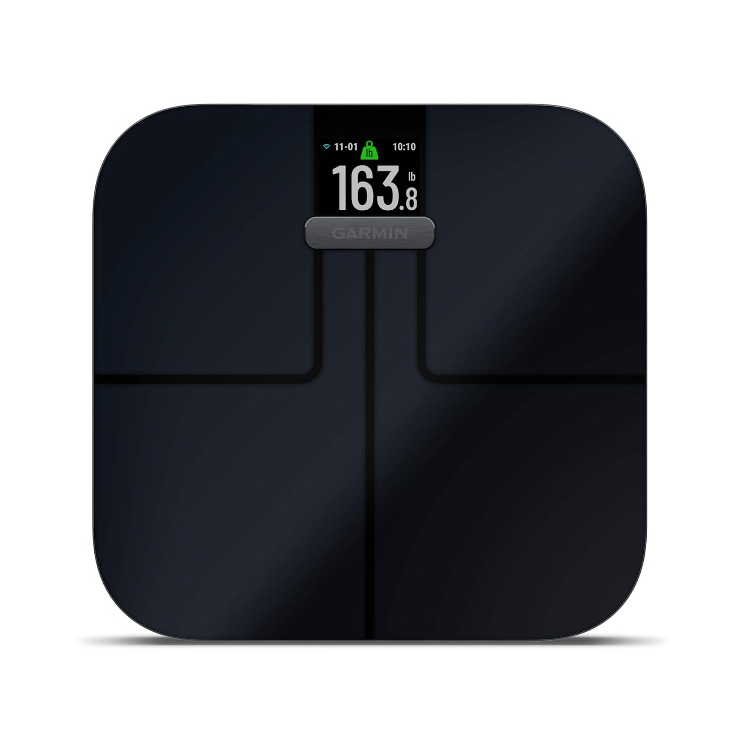 Garmin Index S2, Smart Scale with Wireless Connectivity, Measure Body Fat, Muscle, Bone Mass, Body Water% and More, Black (010-02294-02) : Health & Household