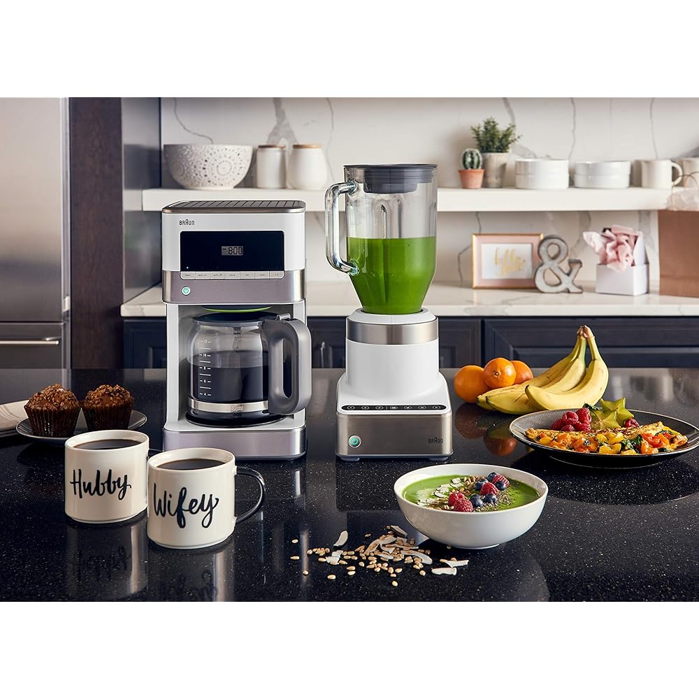 Braun KF6050WH BrewSense Drip Coffee Maker, White: Home & Kitchen