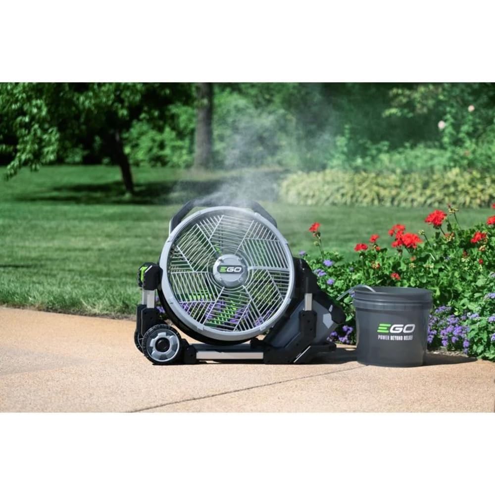 EGO POWER+ Portable Misting Fan, Outdoor Electric 18