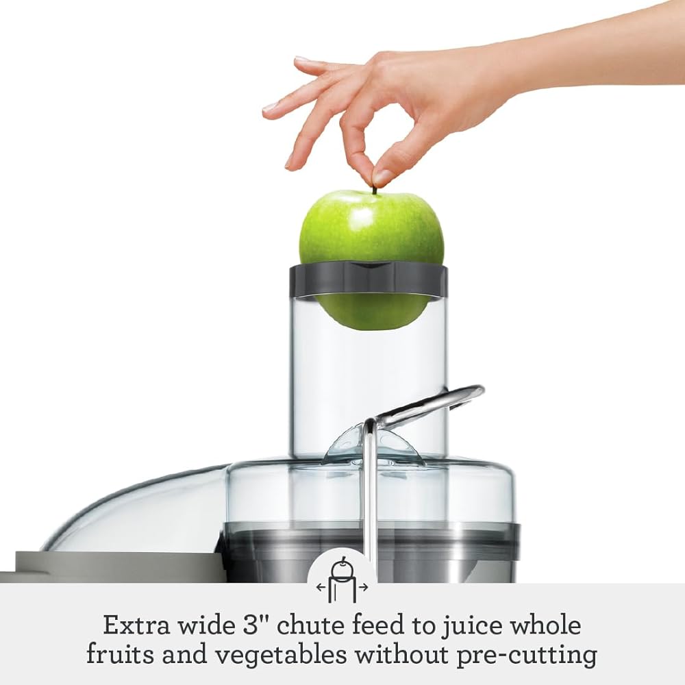 Breville Juice Fountain Plus JE98XL, Silver: Electric Centrifugal Juicers: Home & Kitchen