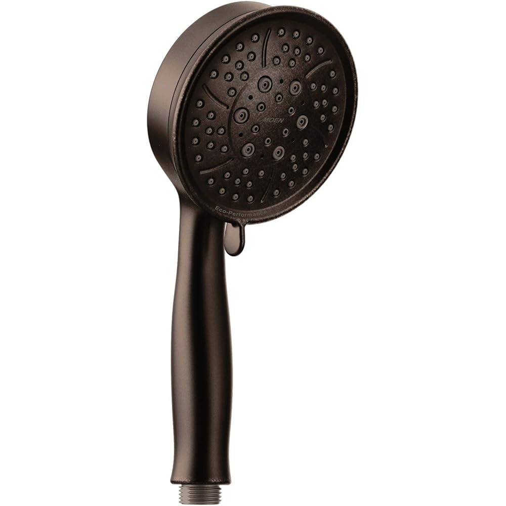 Moen Oil Rubbed Bronze Replacement 4-Function Eco-Performance Handheld Showerhead, 164927ORB -