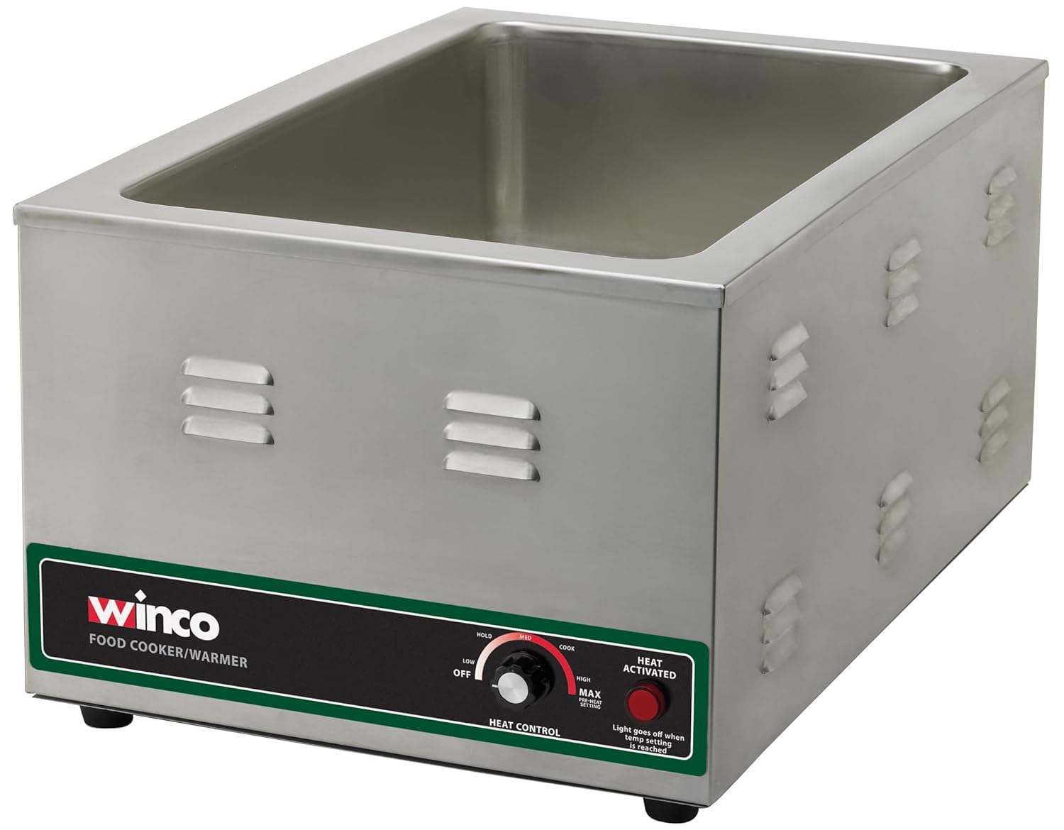 Winco FW-S600 Electric Food Cooker/Warmer, 1500-watt,Stainless Steel,Medium: Home & Kitchen