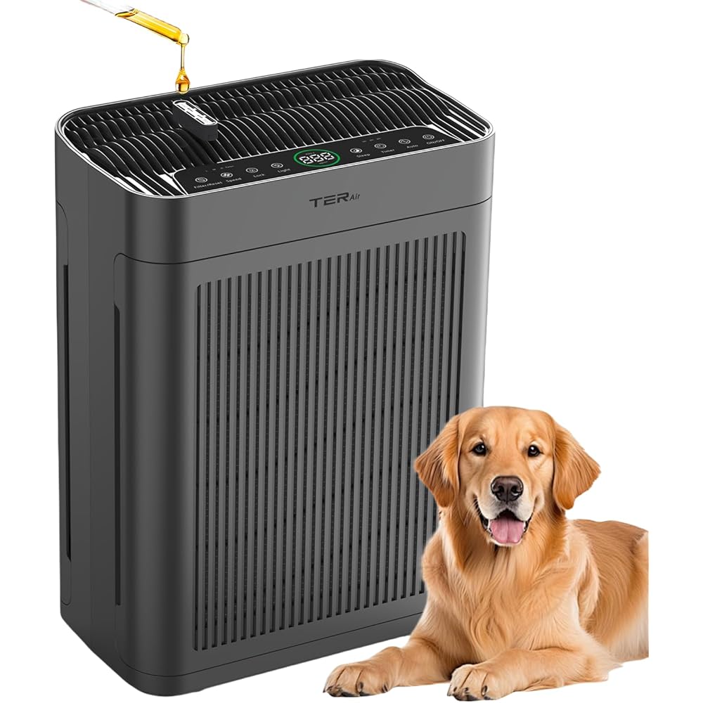 Air Purifiers for Home Large Room Up to 3000 Sq Ft with Washable Filters, H13 HEPA, Dual-Sided Air Intake, PM2.5 Sensor, 22dB Quiet Air Cleaner for Bedroom, Pets, Dust, Smoke, Pollen : Home & Kitchen