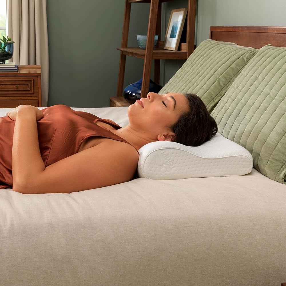 Tempur-Pedic TEMPUR-Ergo Neck Pillow, Medium Profile, White : Home & Kitchen