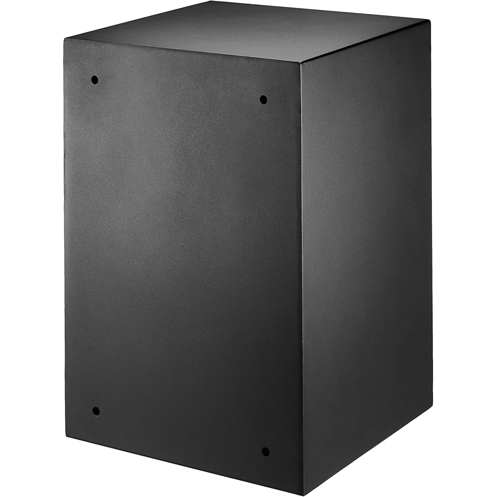 Amazon Basics Steel Home Security Electronic Safe with Programmable Keypad Lock for Documents, Jewelry, Valuables, 1.8 Cubic Feet, Black, 13.8