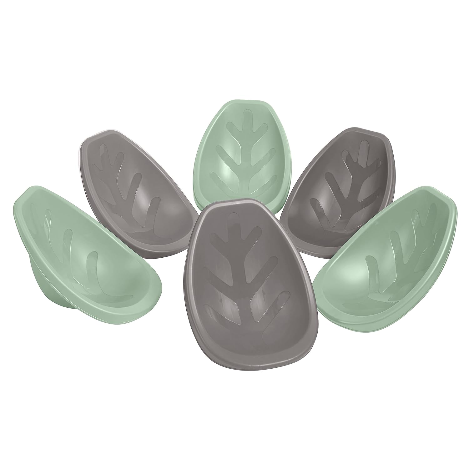 ECR4Kids Leaf Floor Seat, Rocker Chair, Sage/Grey, 6-Piece : Home & Kitchen