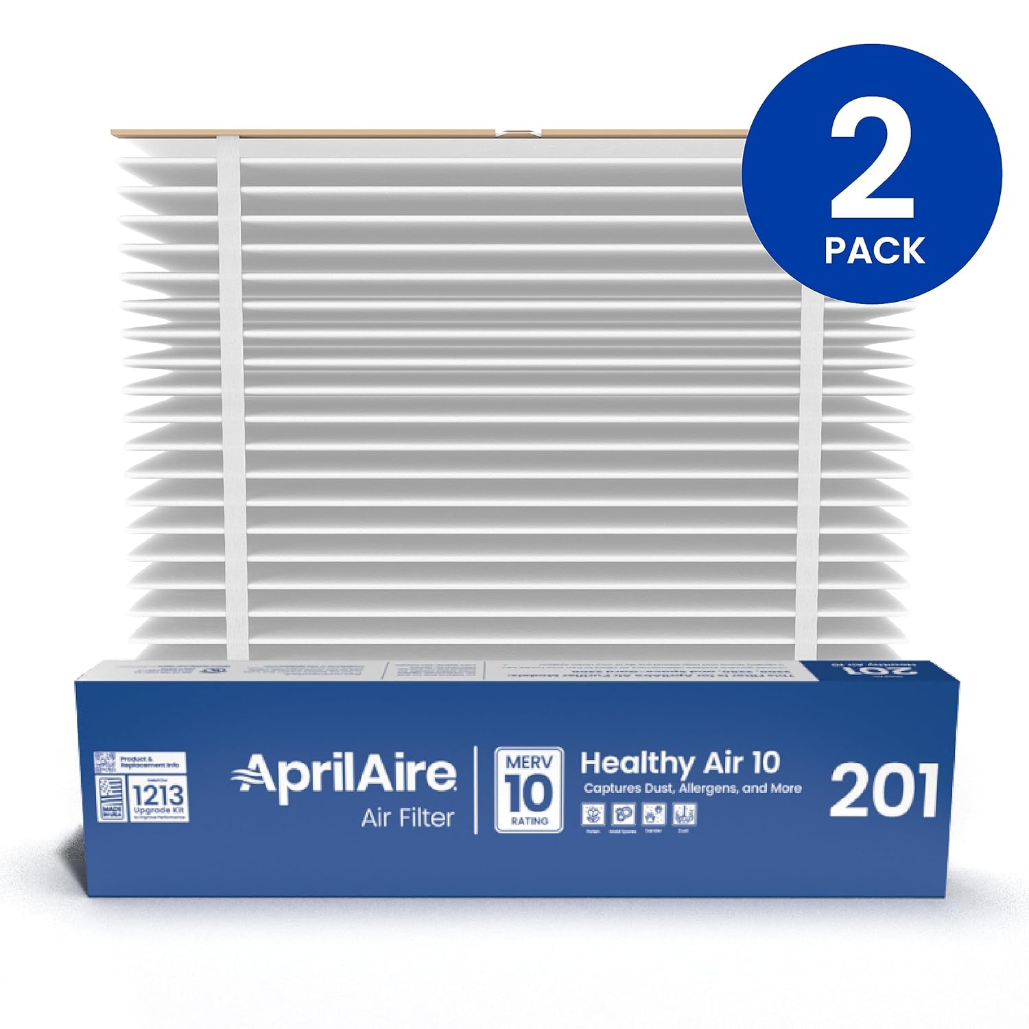 AprilAire 201 Replacement Furnace Filter for AprilAire or Space-Gard 2200 or 2250 Whole-House Air Purifiers - MERV 10, 20x25x6 Air Filter (Pack of 2): Tools & Home Improvement