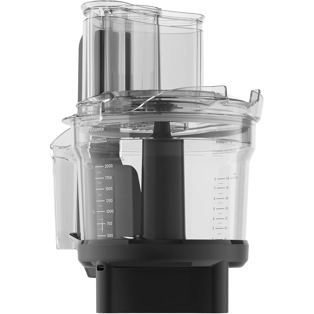 Vitamix 12-Cup Food Processor Attachment with SELF-DETECT™, Compatible with Ascent and Venturist Series, Black: Home & Kitchen