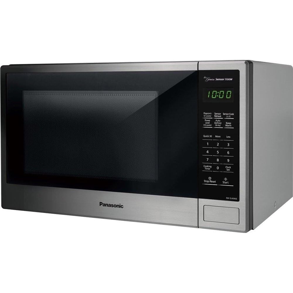Panasonic NN-SU696S Microwave Oven, 1.3 Cft, Stainless Steel/Silver: Home & Kitchen