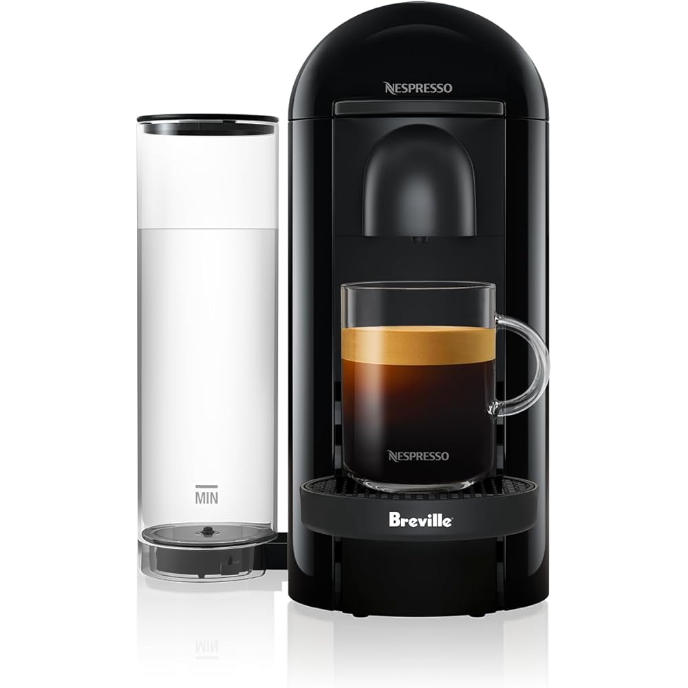 Nespresso Vertuo Plus Coffee and Espresso Maker by Breville, Ink Black: Home & Kitchen