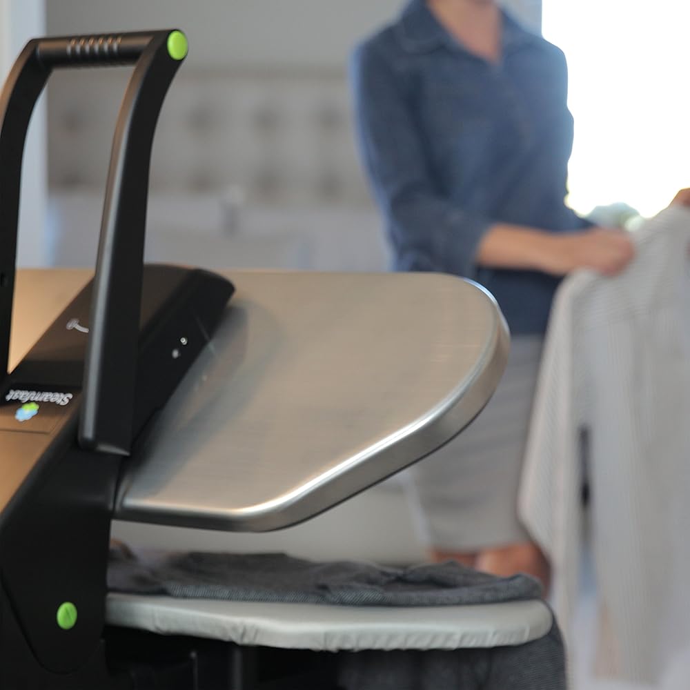 Steamfast SF-680 Digital Steam Press with Multiple Fabric Settings and Steam Burst Function,Stainless/Black : Home & Kitchen