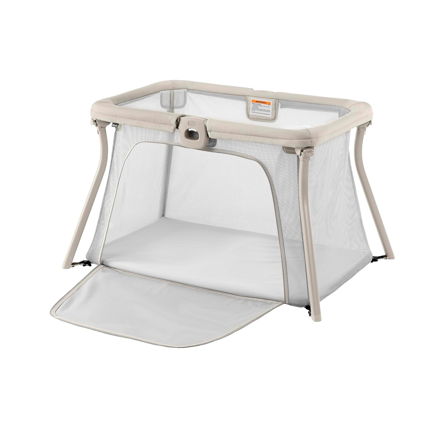 : Chicco Alfa Lite Lightweight Travel Playard, Portable Playpen for Babies and Toddlers, Snap-Open/Compact Fold Design, 13 lbs., Baby Travel Essential | Dove/Beige : Baby