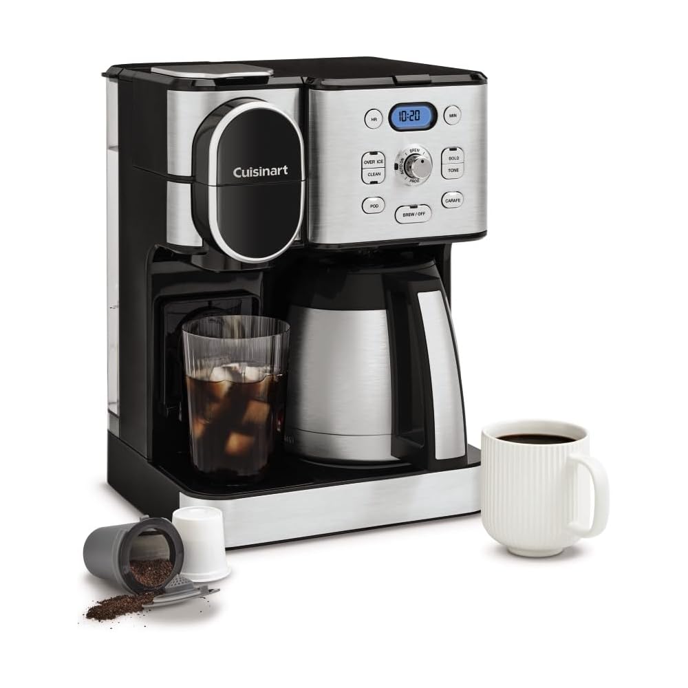 CUISINART Coffee Center® 10-Cup Thermal Coffeemaker and Single-Serve Brewer: Home & Kitchen