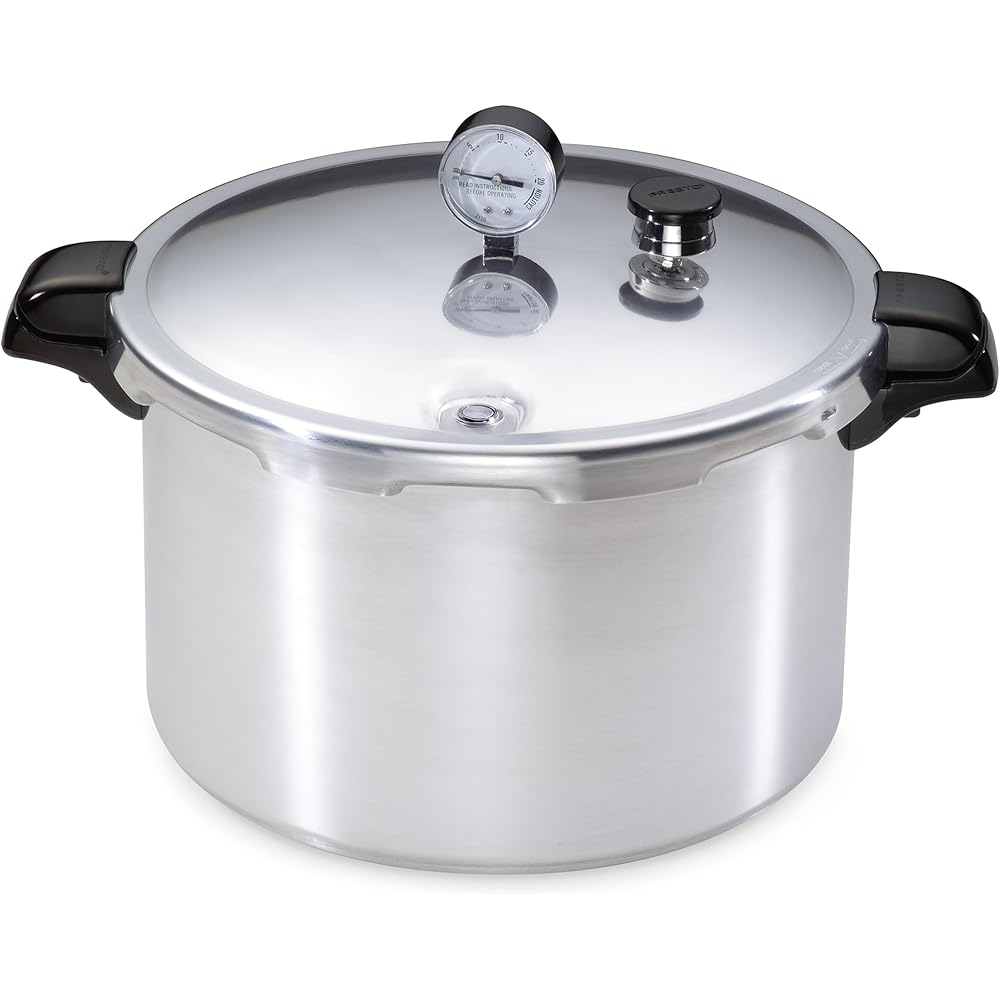 Presto 01755 16-Quart Aluminum canner Pressure Cooker, One Size, Silver: Home & Kitchen