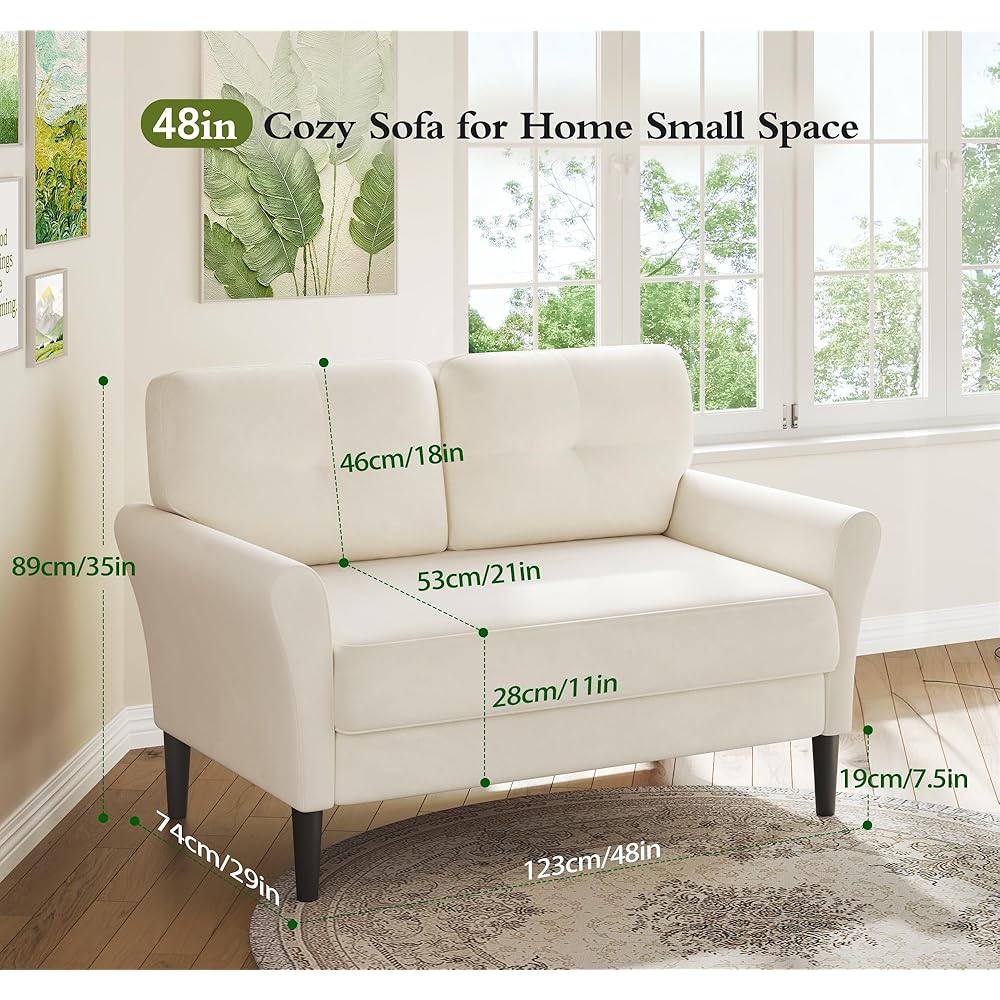 Small Sofa Couch, 48