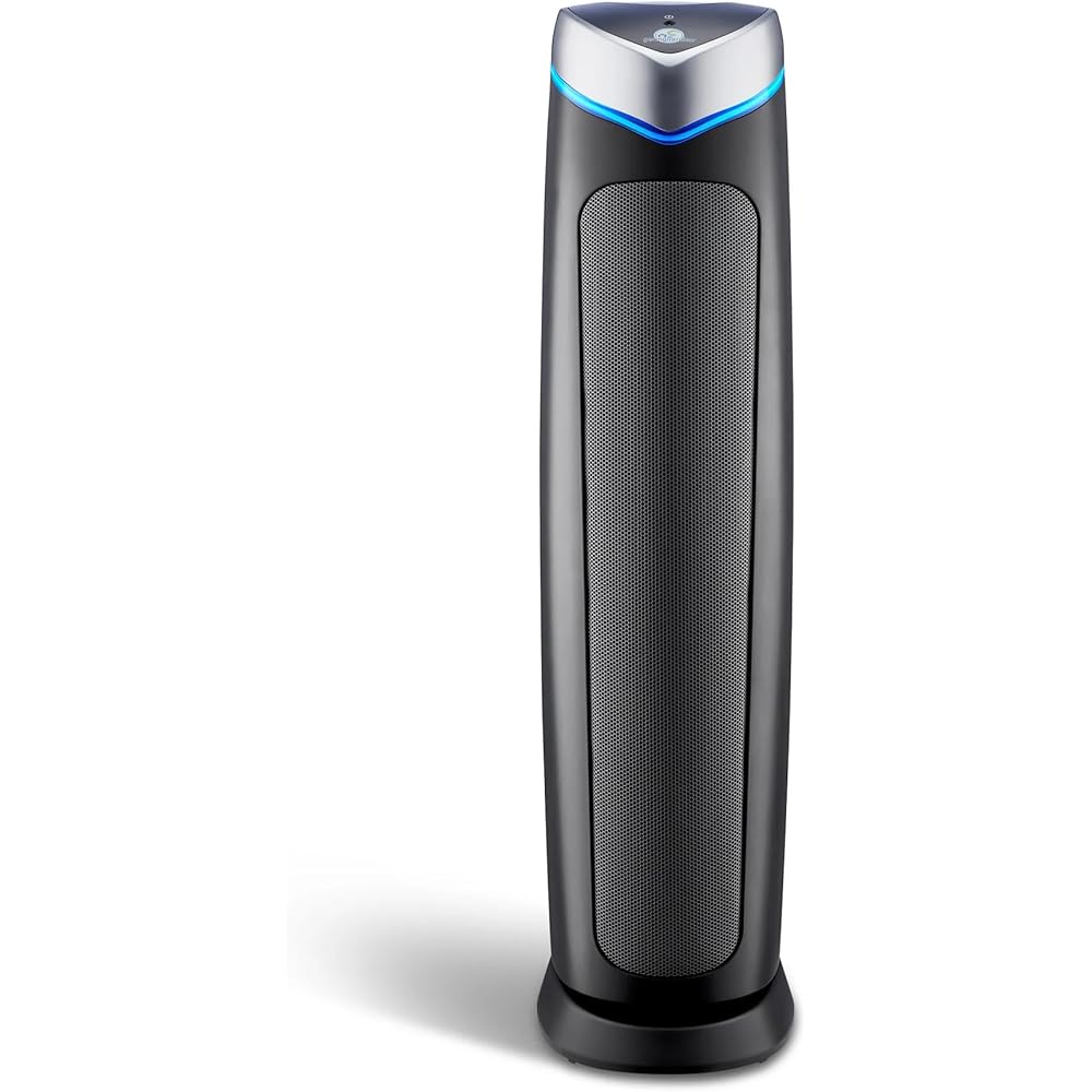 GermGuardian 5-In-1 HEPA Air Purifier for Home, Large Rooms Up To 915 Sq. Ft. with HEPA Pet Air Filter, UV-C Light & Odor Reduction, AC5250PT, 28