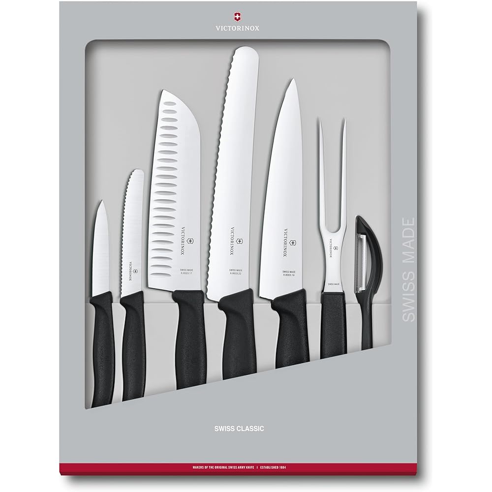 Victorinox Swiss Classic 7-Piece Knife Set Black: Home & Kitchen