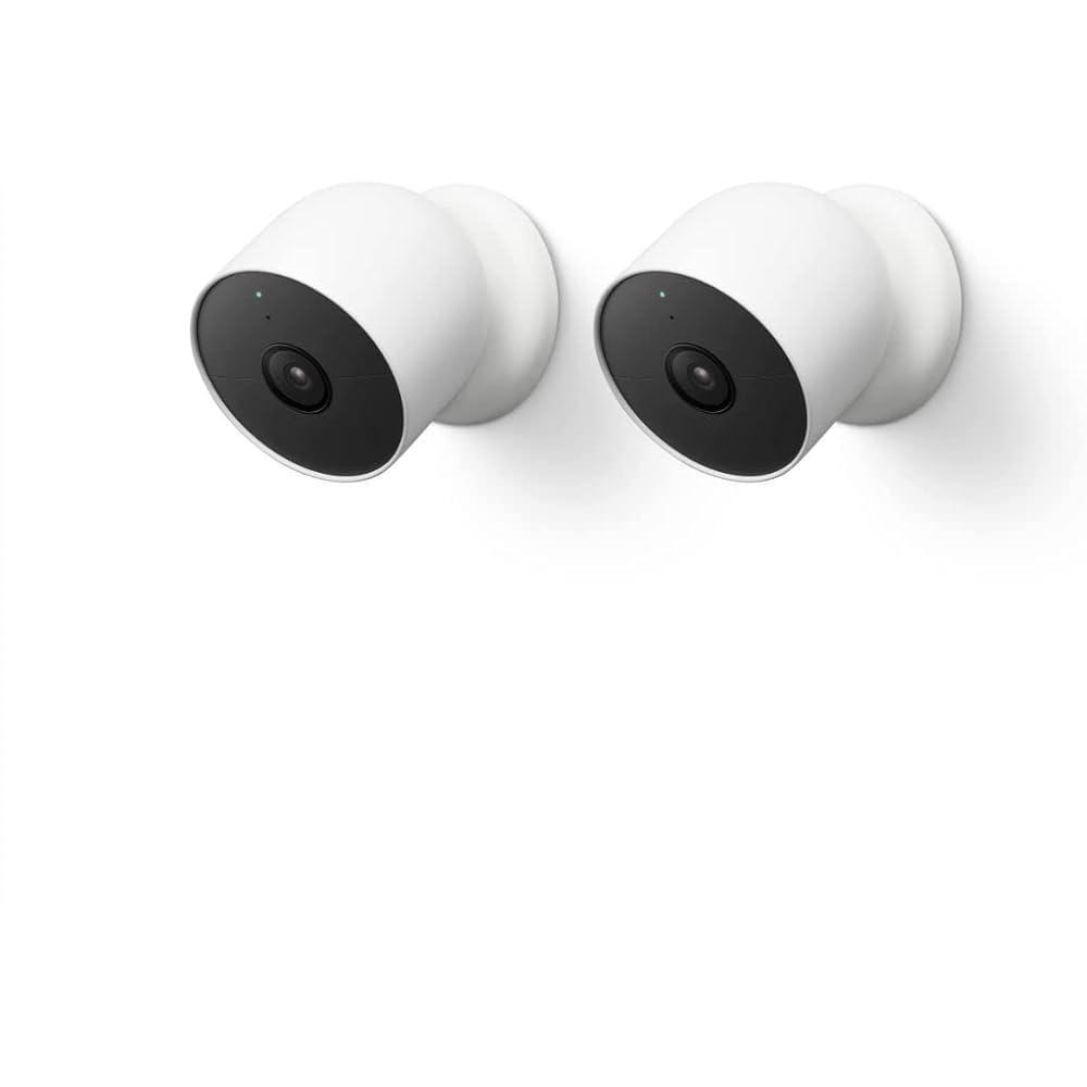 : Google Nest Cam Outdoor or Indoor, Battery - 2nd Generation - 2 Count (Pack of 1) : Electronics