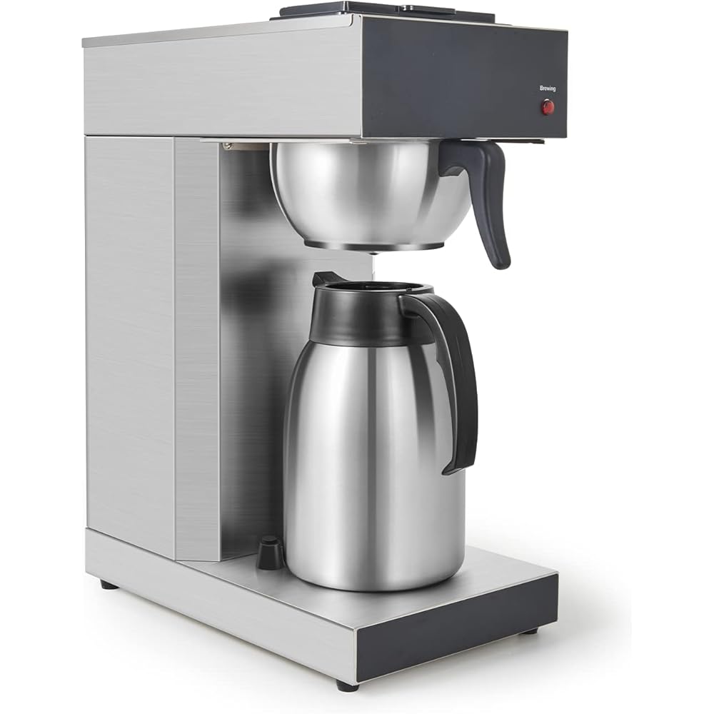 SYBO Commercial Coffee Makers 12 Cup, Drip Coffee Maker Brewer with 74Oz thermal carafe, Stainless Steel Cafetera SF-CB-1AA: Home & Kitchen