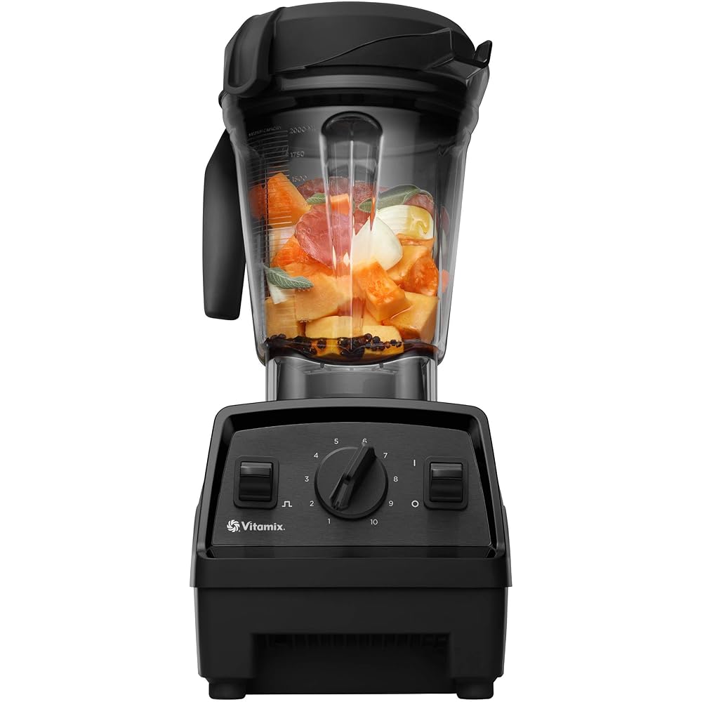 Vitamix Explorian Blender, Professional-Grade, 64 oz. Low-Profile Container, Black - 65542 (Renewed Premium): Home & Kitchen