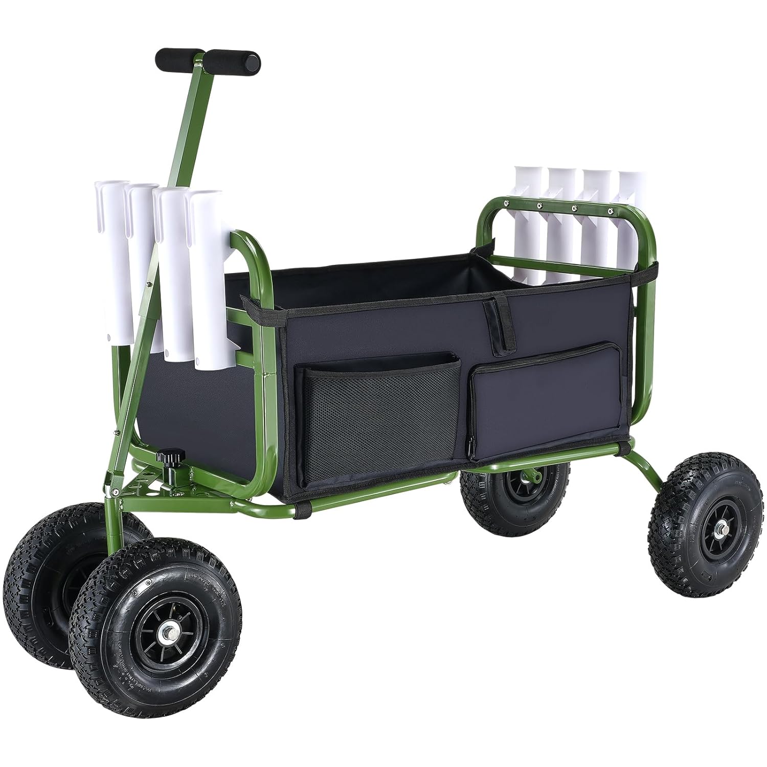 VEVOR Fishing Cart, 300 lbs Load Capacity, Foldable Fish and Marine Cart with Four 11
