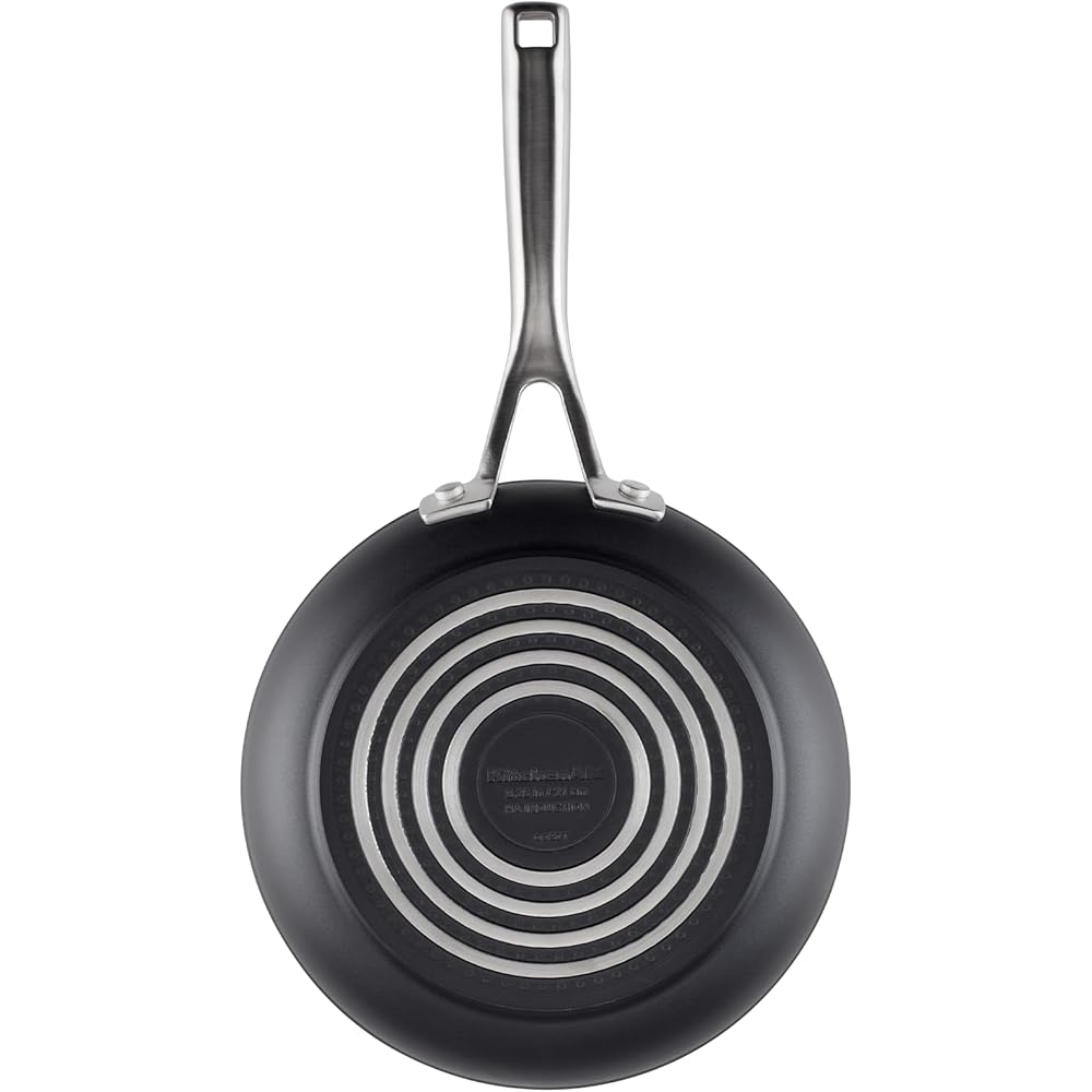 KitchenAid Hard Anodized Induction Nonstick Cookware Pots and Pans Set, 10 Piece, Matte Black: Home & Kitchen