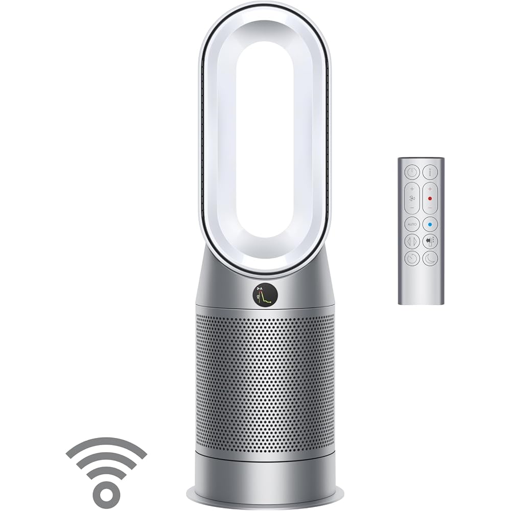 Dyson Purifier Hot+Cool鈩?HP07 Air Purifier, Heater, and Fan - White/Silver, Large : Home & Kitchen