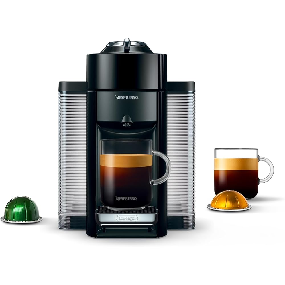 Nespresso Vertuo Coffee and Espresso Maker by De'Longhi, Piano Black: Home & Kitchen