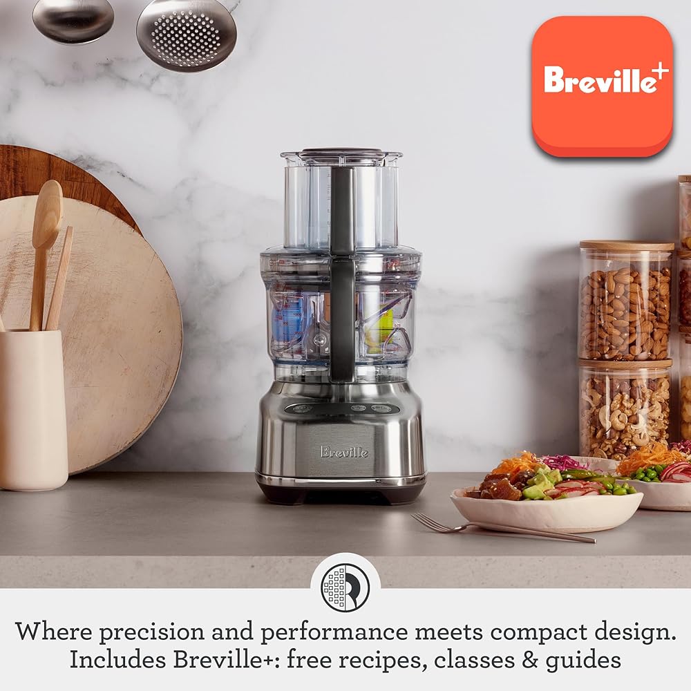 Breville BFP638 Paradice 9 Cup Food Processor and Dicer, Small, Brushed Stainless Steel : Baby