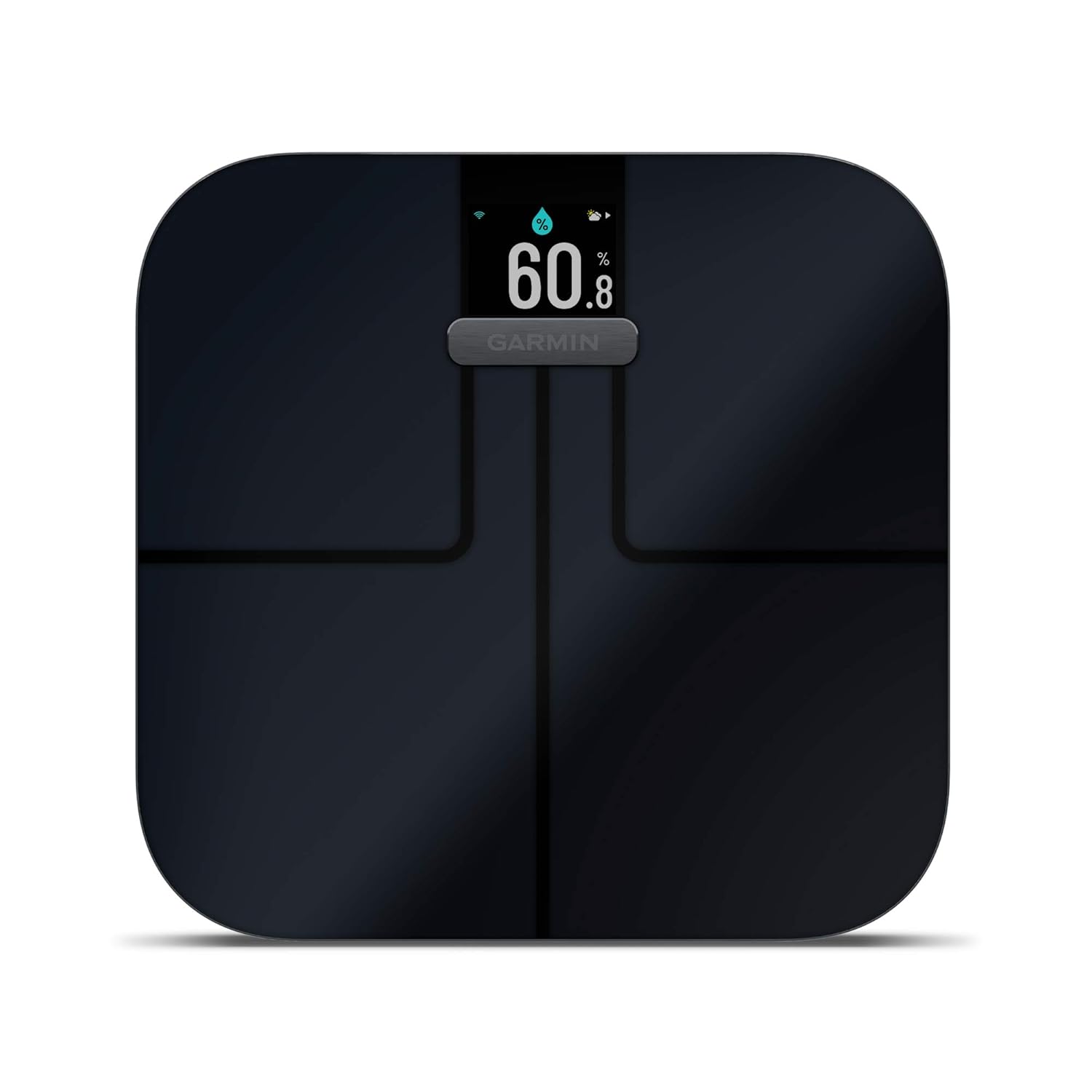 Garmin Index S2, Smart Scale with Wireless Connectivity, Measure Body Fat, Muscle, Bone Mass, Body Water% and More, Black (010-02294-02) : Health & Household