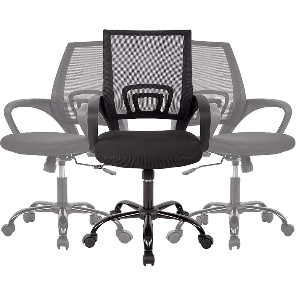 BestOffice Office Chair Desk Chair Mesh Computer Chair Back Support Modern Executive Adjustable Arms Rolling Swivel Chair for Women, Men(3 Pack) : Home & Kitchen