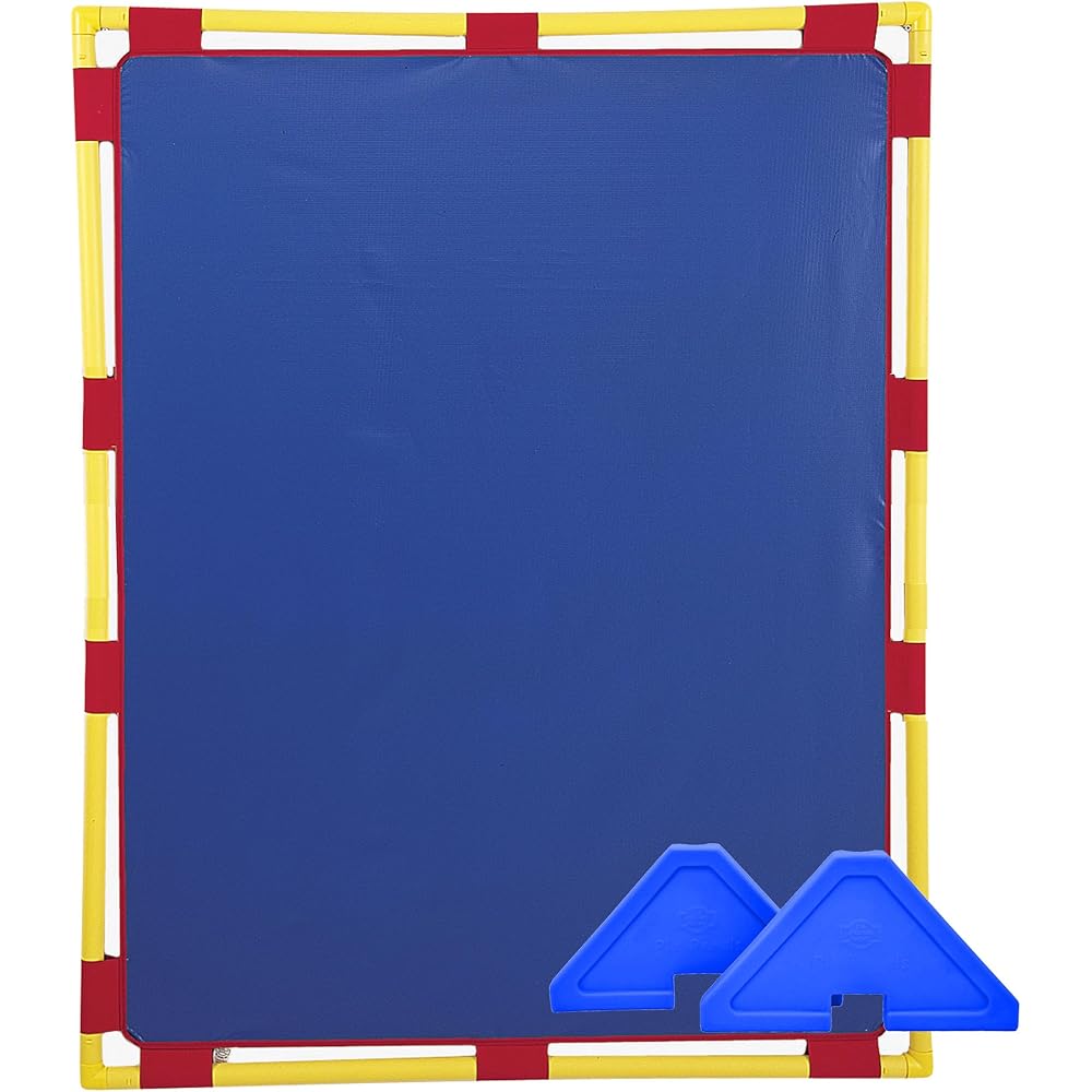 Children's Factory Big Screen PlayPanel, Kids Room Divider, Classroom Privacy Screen, Cantilever Feet Included, Blue : Office Products