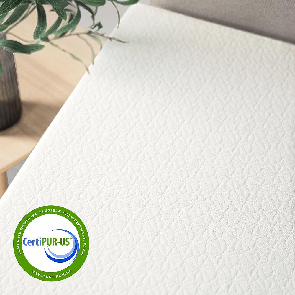Best Price Mattress 8 inch Twin Mattress XL Long, Bed-In-A-Box, Green Tea Memory Foam,White : Home & Kitchen