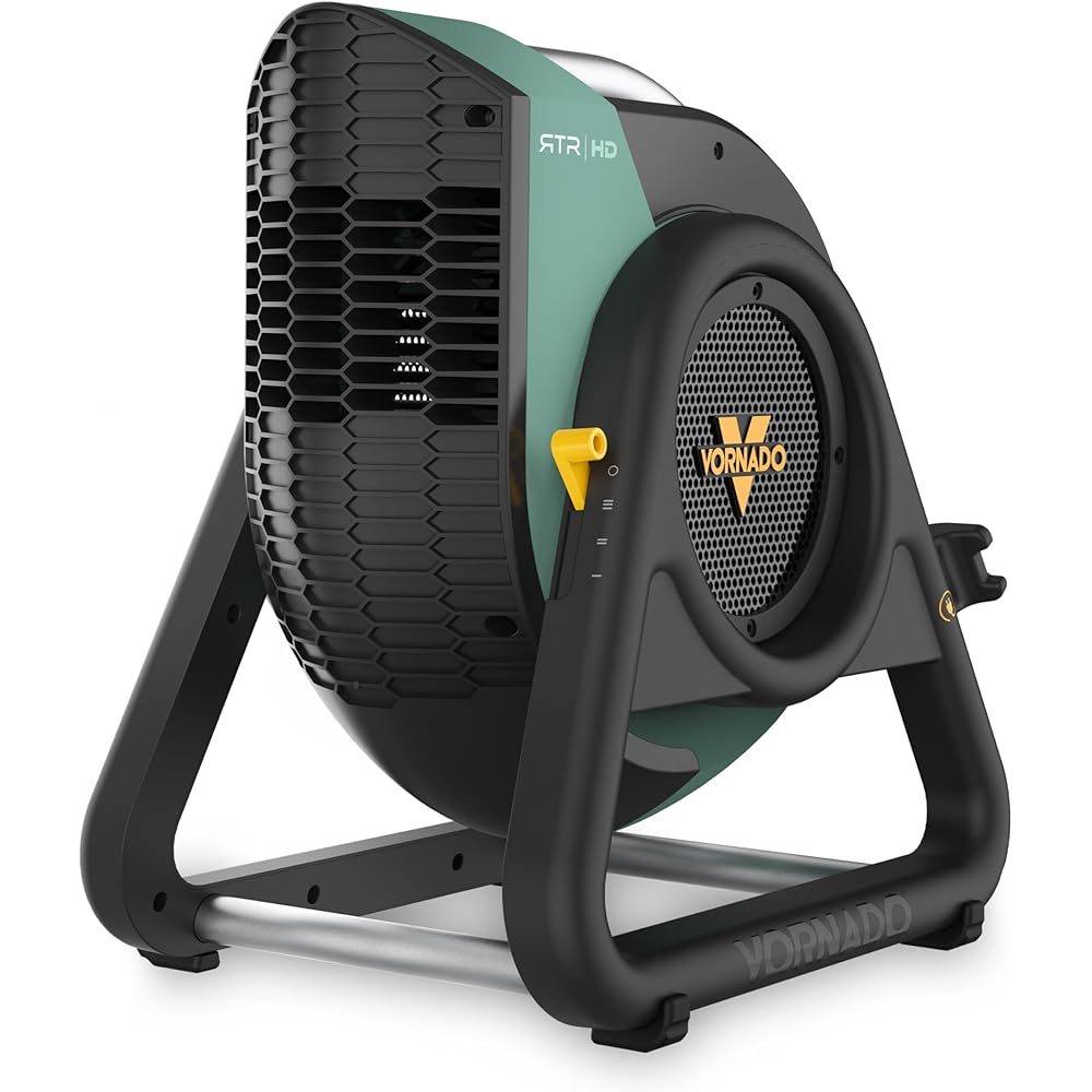 Vornado RTR Heavy Duty Air Circulator, 3-Speed High Velocity Shop Blower Fan for Whole Room, Multipurpose Electric Air Mover, High-Impact Case with 8ft Cord : Home & Kitchen