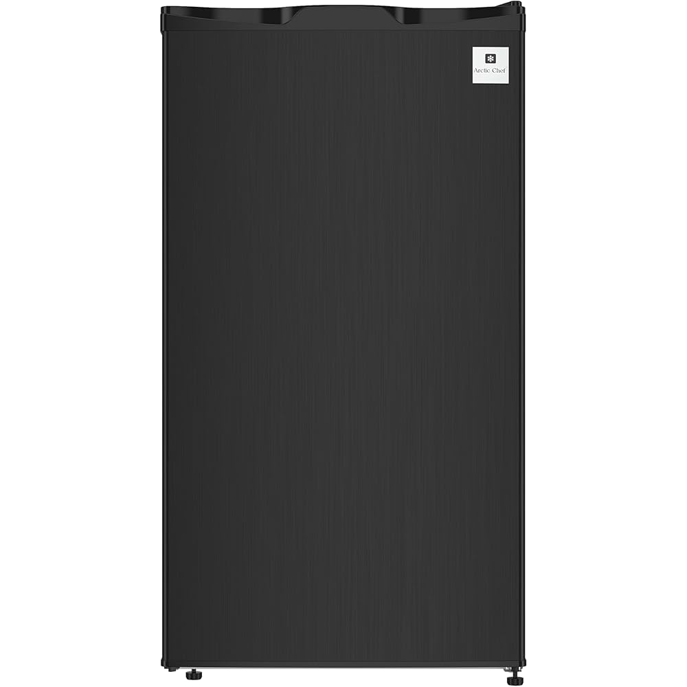 ARCTIC CHEF ACFR335, 3.2 Cu Ft Compact Design Mini Fridge with Freezer, Stainless, Black SS : Home & Kitchen